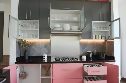virtuve, Casa Blanca Asia Luxury in Asia District