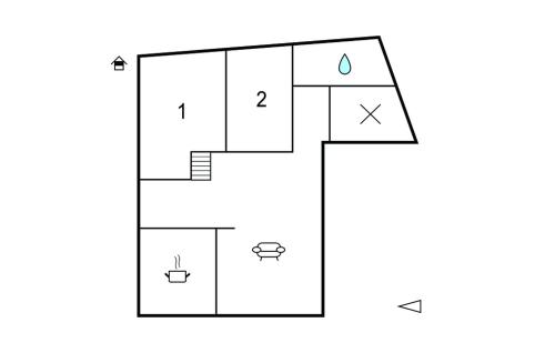 平面圖, Nice Home In Fraz Azzida With Wifi in 聖皮耶特羅阿爾納蒂索內