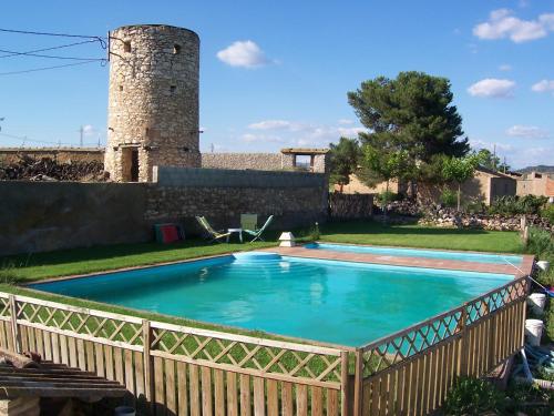 Peldbaseins, Mas Taniet Hotel Rural in Benisaneta
