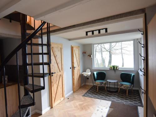 Balkons/terase, Holiday home right on the lake, sauna, jacuzzi in Brodnica Dolna