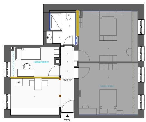 Zimmer im Erdgeschoss in Mannheim, Deutschland