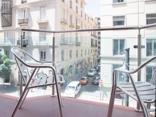 陽台/露台, 卡斯提亞格雷羅飯店 (HOTEL CASTILLA GUERRERO) in 馬拉加