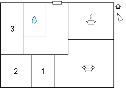 Floor plans, 3 Bedroom Lovely Home In Bunkeflostrand in Bunkeflostrand