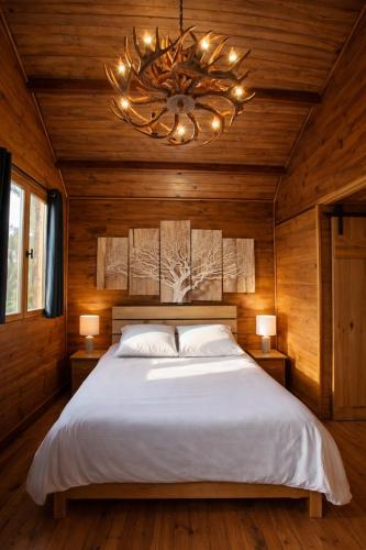 Wooden Lodge Baie de Somme in Saint-Blimont