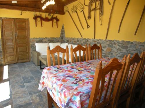 陽台/露台, Casa rural El Laurel in 查奈