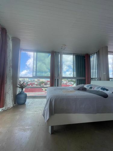 PENTHOUSE SEASIDE 10 MIN port, croisière et aéroport (PENTHOUSE SEASIDE 10 MIN port, croisiere et aeroport) in Baimbridge