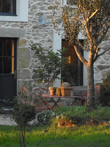 花園, 布蘭奇塞利住宿加早餐旅館 (La Blanchisserie) in 塞夫勒河畔聖洛朗