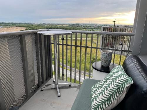 Balcony/terrace, Cozy studio with view on Copenhagen in Hyllie