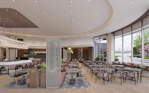 Restaurant, Hilton Garden Inn Huangshi Dinosaur Wonderland near Ancient Copper Mine Site