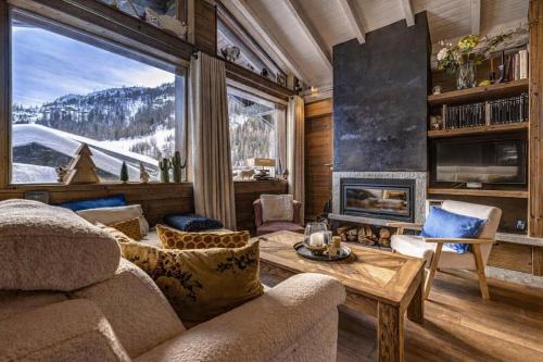 Apartment - fireplace & terrace - 2 min to slopes