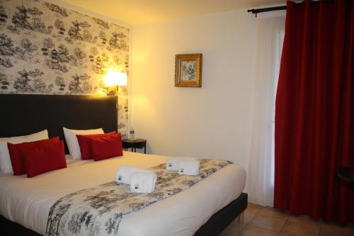 Chambre double avec 1 ou 2 lits, rez-de-chaussée, vue sur le jardin