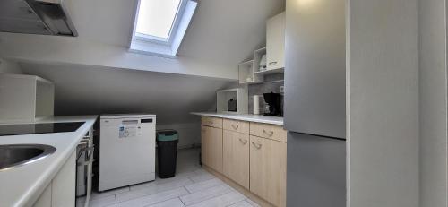 廚房, Stylisches 2 Zimmer Apartment, Nähe Stuttgart, Netflix, Waschtrockner & Self CheckIn (Stylisches 2 Zimmer Apartment, Nahe Stuttgart, Netflix, Waschtrockner & Self CheckIn) in 克爾嫩