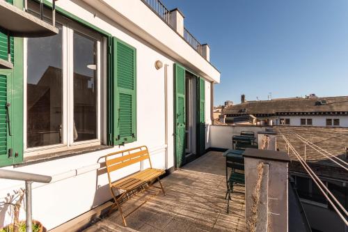 Camera doppia, balcone
