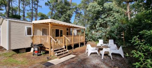 Mobil-home Camping Les Oyats 4 Etoiles, Seignosse, Landes