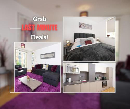 Premium Deals on Modern 2 -Bed 2-Bath Central City for Movers & Pros by Hedgerow l Embrace comfort and ease with our inviting 2 bedroom apartment l Attractions like Science and Industry Museum, Manchester Museum & Manchester Art Gallery, Manchester