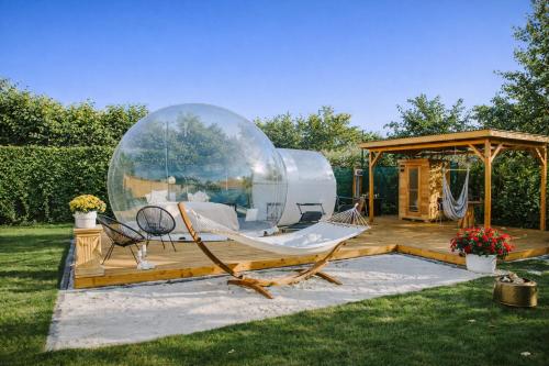 Bubble Tent & Private Wellness Schloss Krugsdorf in Krugsdorf