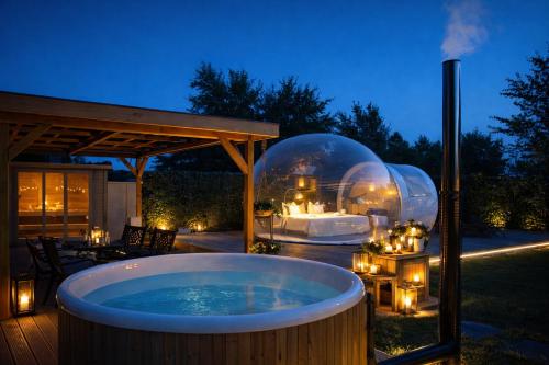 Bubble Tent & Private Wellness Schloss Krugsdorf in Krugsdorf