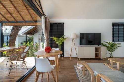 Felles stue/TV-område, The Cosy Sunset Beach Resort in Ko Pha-ngan