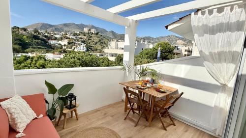 beranda/teres, Benalmádena Costa apartment - Apartamento con terraza y vistas (Benalmadena Costa apartment - Apartamento con terraza y vistas) in Torrequebrada