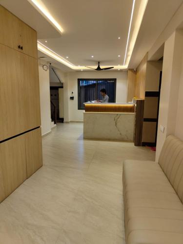 Lobby, Vyavahar lodge in Udupi