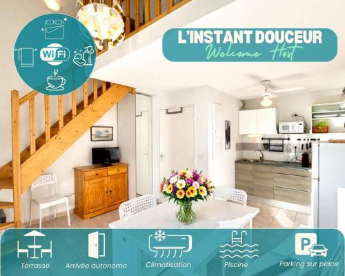 L’Instant Douceur, 2 pers, Piscine à Calvisson - Location saisonnière - Calvisson