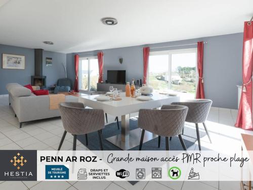 PENN AR ROZ - Grande maison familiale proche mer gîte à louer Kervasdou