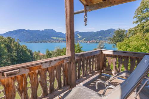 陽台/露台, Ferienwohnungen Oberkollerhof in 特格爾恩湖畔格蒙德