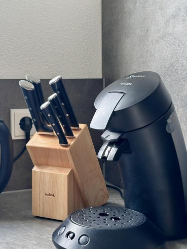 Konyha, Deluxe Apartment in Jettingen-Scheppach