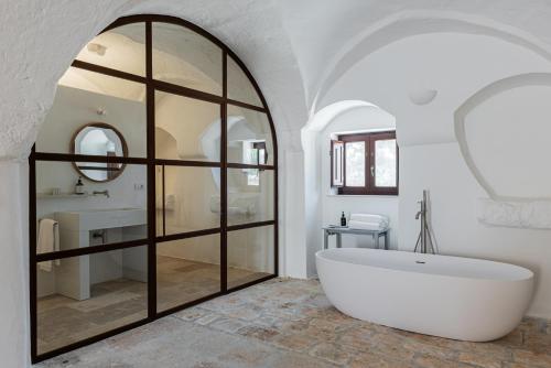 浴室, Masseria Borgo San Marco in 法薩諾