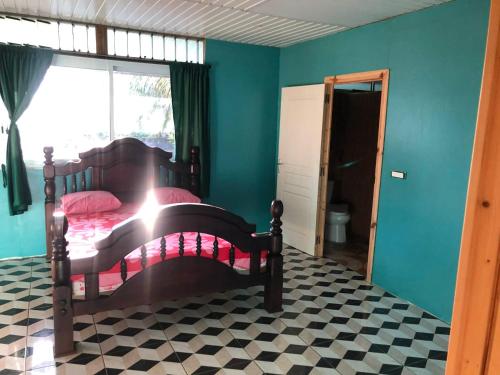 Home lac in Huahine Island