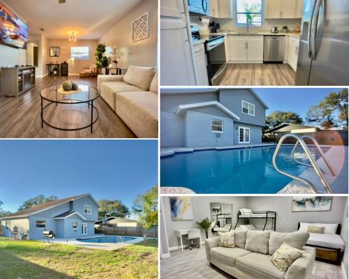 Luxury 4BR Getaway with Heated Pool & Cozy Vibes! in River Hills Masters (FL)