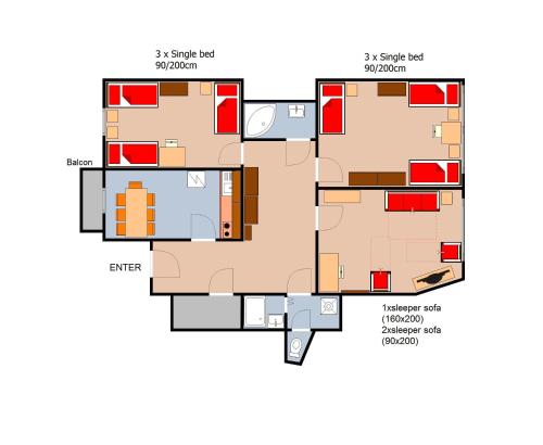 Apartments with 2 Bathrooms- 5 minutes from Old Town - 102 m2 - image 6