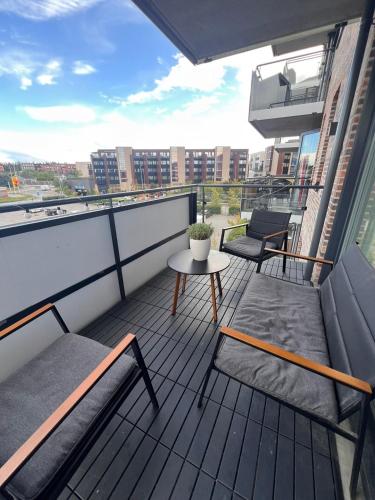 ระเบียง/ชานเรือน, Cozy private room centrally in Jessheim in เยสชาม