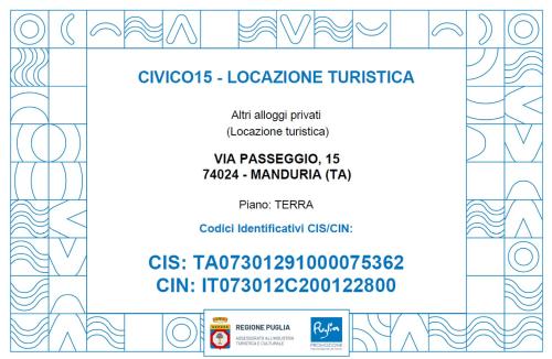 Civico15 - Appartamento Indipendente & Climatizzato - Manduria - Salento - Puglia - Italy, Manduria (zdjęcie 2)