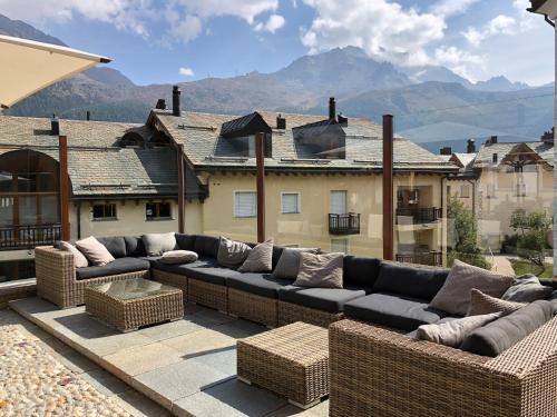 Balcony/terrace, Ferienwohnungen Albana in Silvaplana City Center