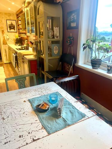 ห้องครัว, Vintage apartment with fresh sea air and pets in คริสเตียนซุนด์