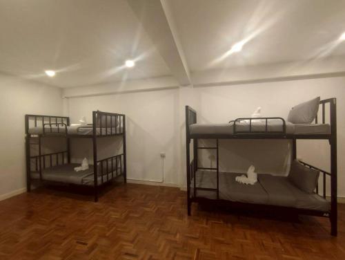 เตียงสองชั้นในห้องพักรวมหญิง  (Bunk Bed in Female Dormitory Room  )