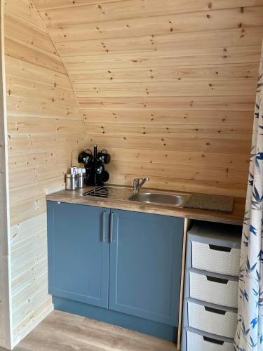 Konyha, Broomhills Farm River Eco Pods in Hethersgill
