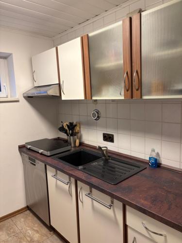 廚房, Rodenbach 1 BR Apartment in 羅登巴赫