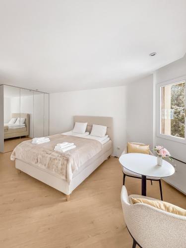 Wasserfall - Zentrum - Balkon - Seeblick - Küche – khách sạn tại Saint Moritz