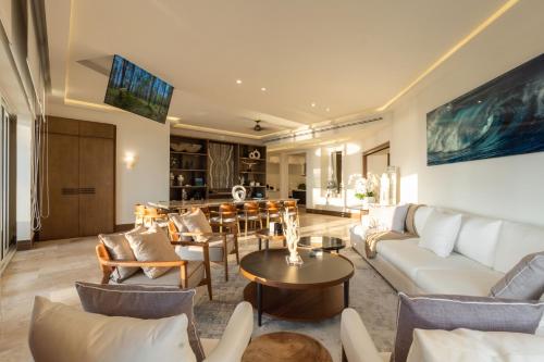 Exclusive Oceanfront Apartment Beach access in San Andrés Playa Encantada