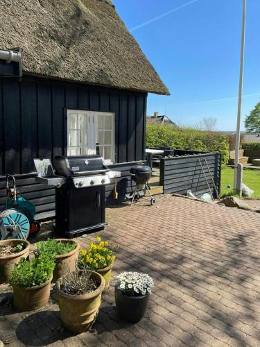 Exterior view, Thatched Wooden House With Sea View in Kelstrup