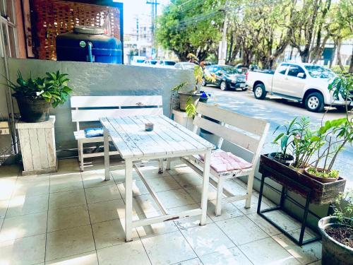 平方米2臥室 (夜市) - 有2間私人浴室 (GREEN CURRY Hostel ) in 清邁河邊