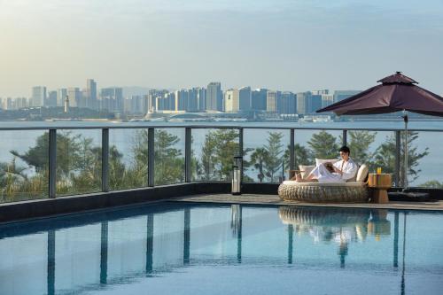 泳池, 廈門南洋萬怡酒店 (Courtyard by Marriott Xiamen Xiang’an) in 翔安區