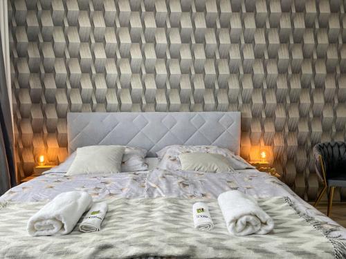 Bed, Luxusni Apartman NMNM Aurum in Nove Mesto Na Morave