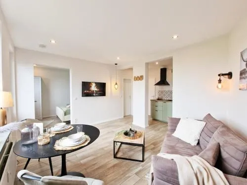 Moderne Wohnung mit großem Balkon und Weitblick in Karolinenkoog, Deutschland
