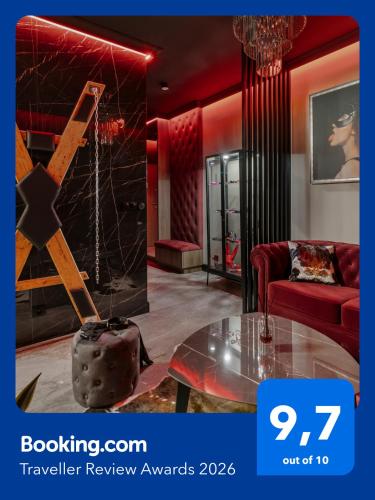 Secret BDSM - Stylowy i klimatyczny apartament dla dorosłych, NEW - Fotel GYNO, klimatyzacja, parking podziemny, Varšava