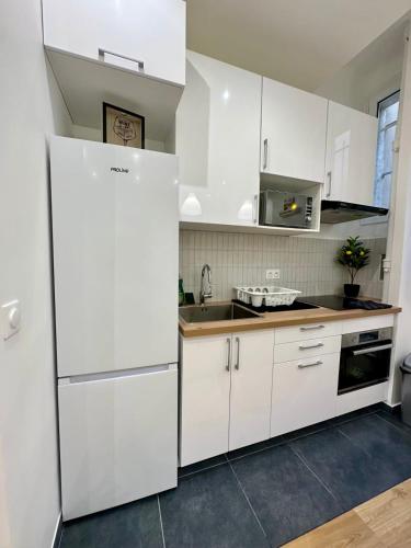 Küche, Havre de paix cosy proche gare - Chez Jessica in Melun