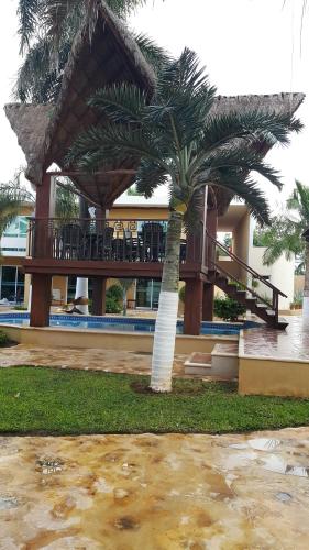 Garden, Tecnohotel Merida Norte in Xcanatun