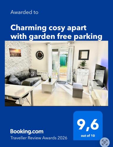 Charming cosy apart with garden free parking in Клей-Суалі